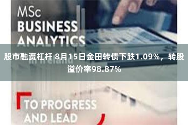 股市融资杠杆 8月15日金田转债下跌1.09%，转股溢价率98.87%