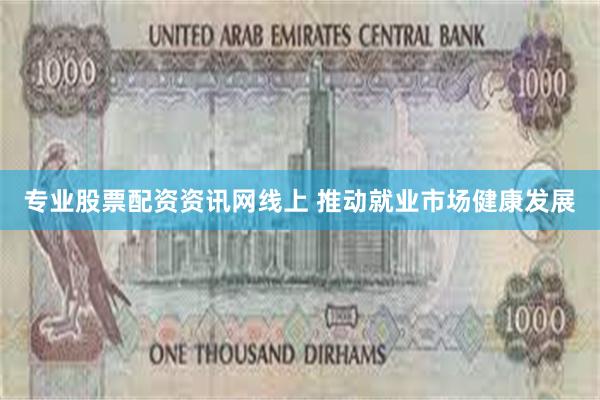 专业股票配资资讯网线上 推动就业市场健康发展