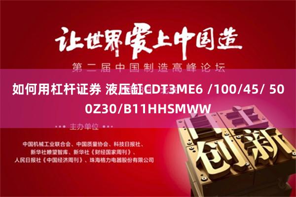 如何用杠杆证券 液压缸CDT3ME6 /100/45/ 500Z30/B11HHSMWW