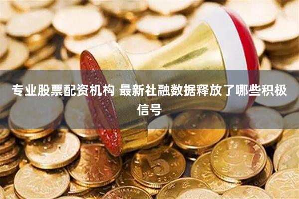 专业股票配资机构 最新社融数据释放了哪些积极信号