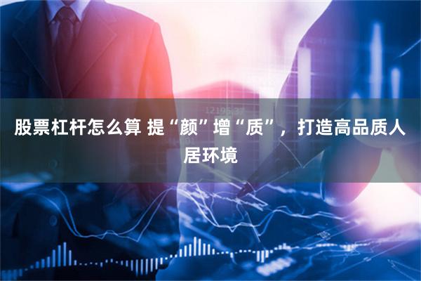 股票杠杆怎么算 提“颜”增“质”，打造高品质人居环境