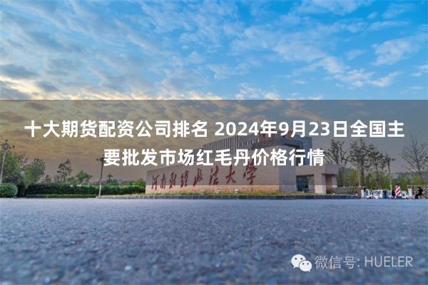 十大期货配资公司排名 2024年9月23日全国主要批发市场红毛丹价格行情