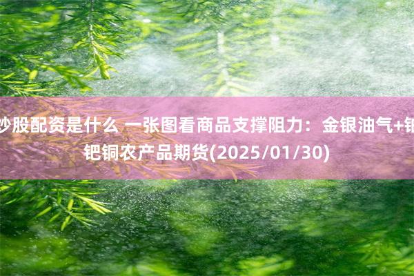炒股配资是什么 一张图看商品支撑阻力：金银油气+铂钯铜农产品期货(2025/01/30)